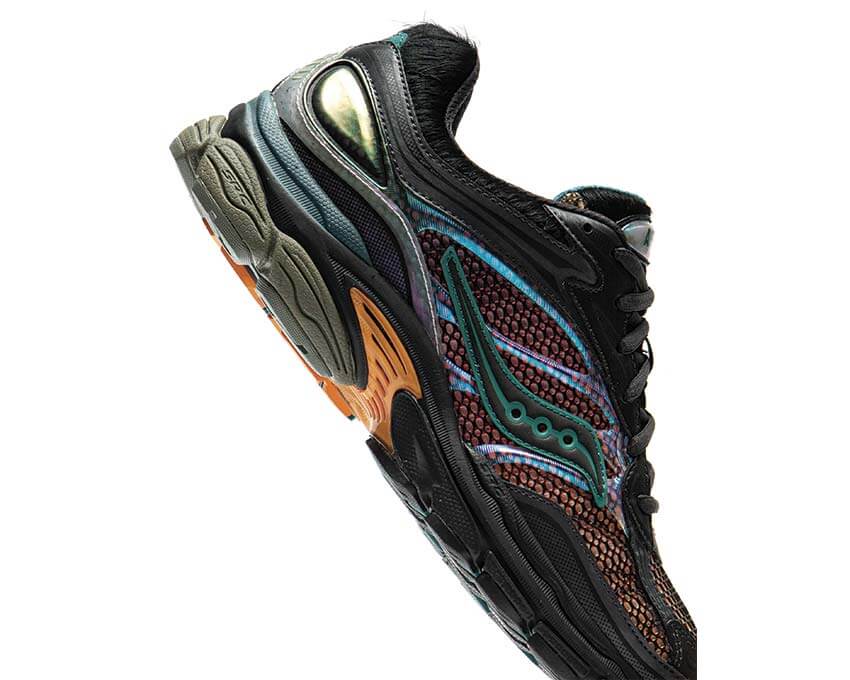 Saucony x AFEW Progrid Omni 9 "Tara Hawk" Black - sneakers unisexe - vue 2
