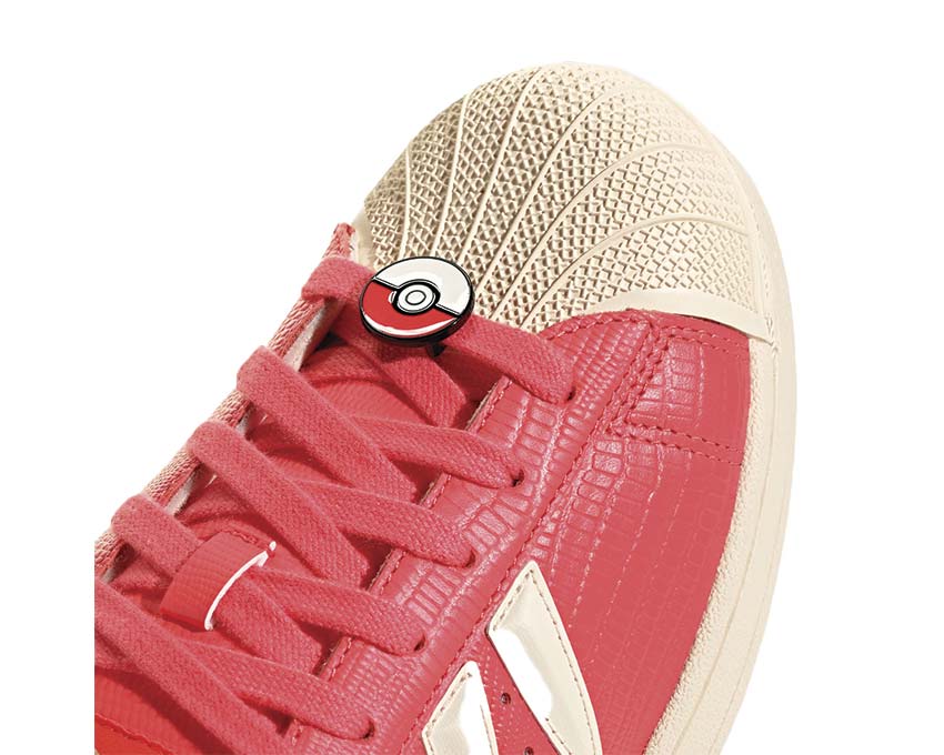 Adidas Pokémon Superstar II "Charmeleon" Preloved Scarlet - sneakers unisexe - vue 2