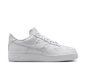Nike Air Force 1 '07 Edge Blanco — zapatilla cuero blanco con estrellas deubré plateado hombre | noirfonce.eu