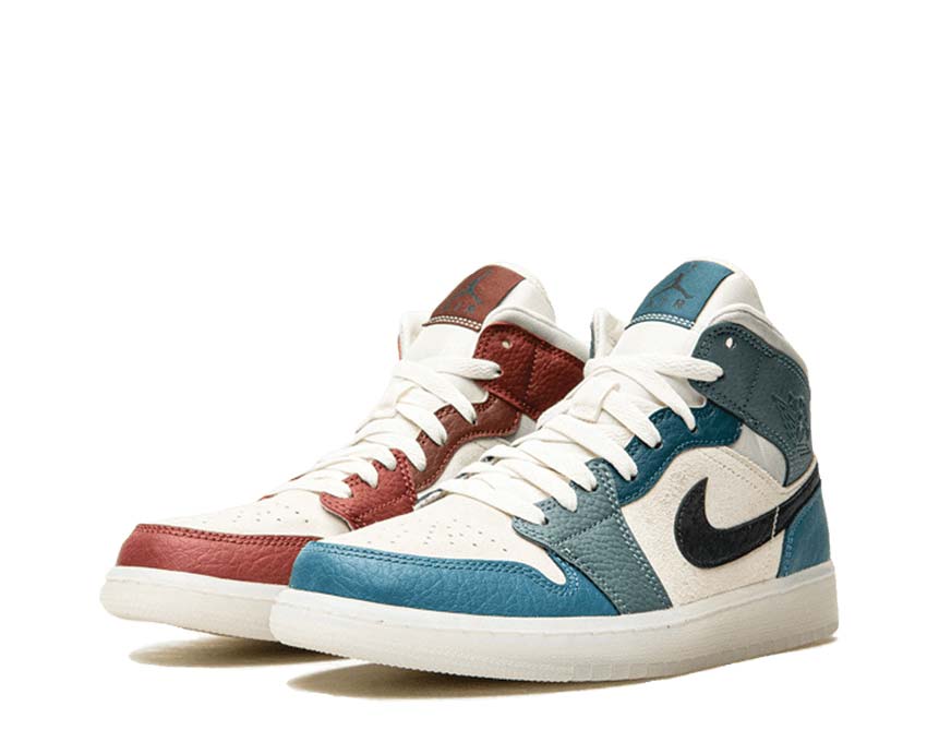 Jordan 1 Mid Dark Pony / Saturn Gold - Redstone DM9601-200