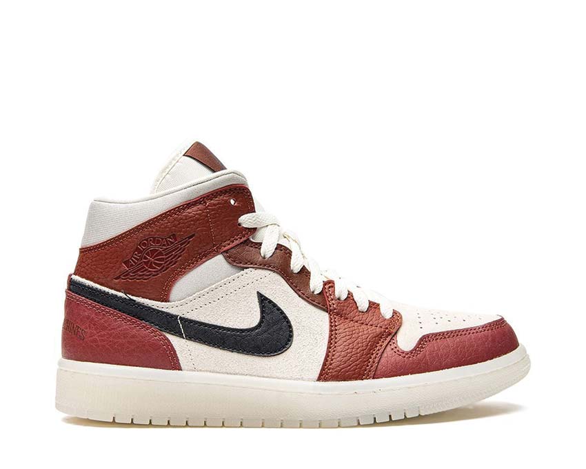Jordan 1 Mid Dark Pony / Saturn Gold - Redstone DM9601-200