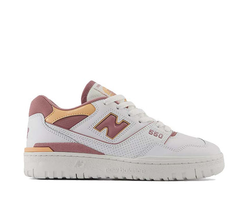 New Balance 550 W White / Rosewood - Hazy Peach BBW550EA