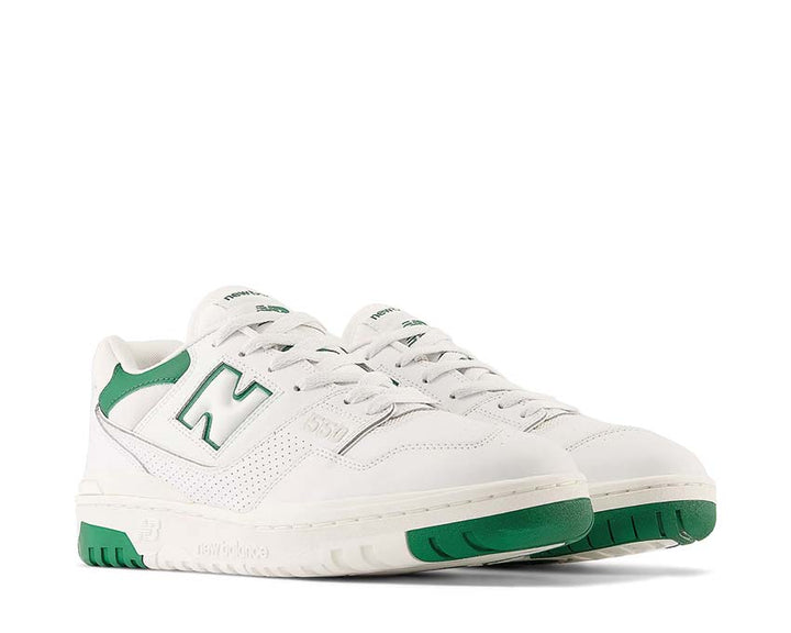 New Balance 550 White / Green BB550SWB