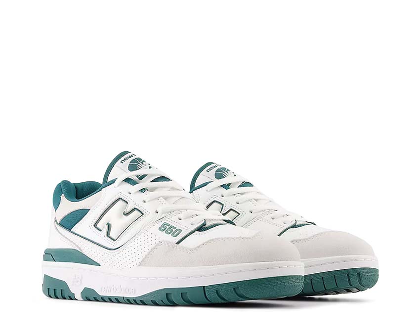 New Balance 550 White / Vintage Teal BB550STA