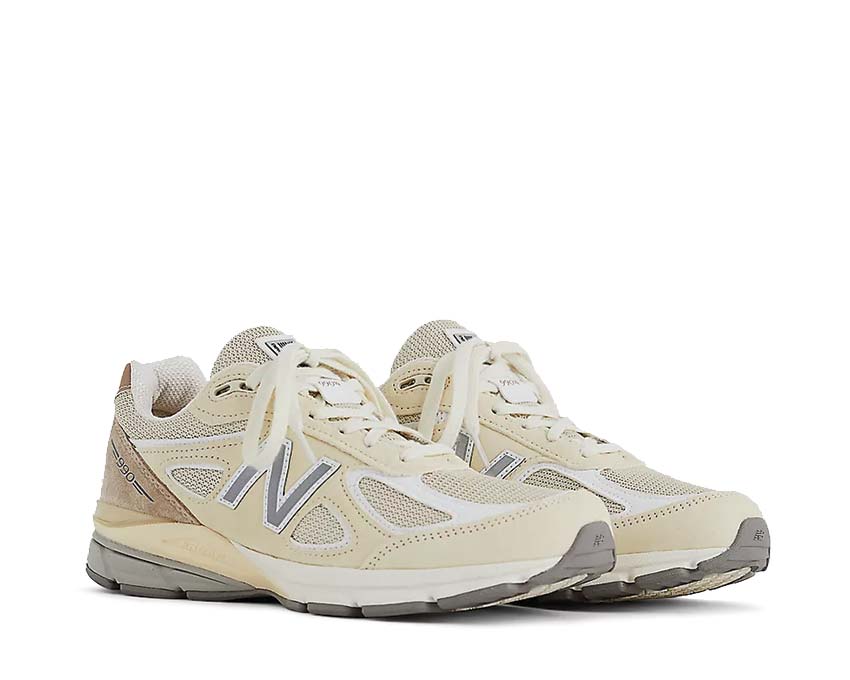 New Balance 990v4 Made in USA Limestone / White U990TE4