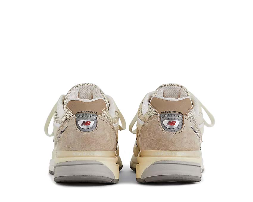 New Balance 990v4 Made in USA Limestone / White U990TE4