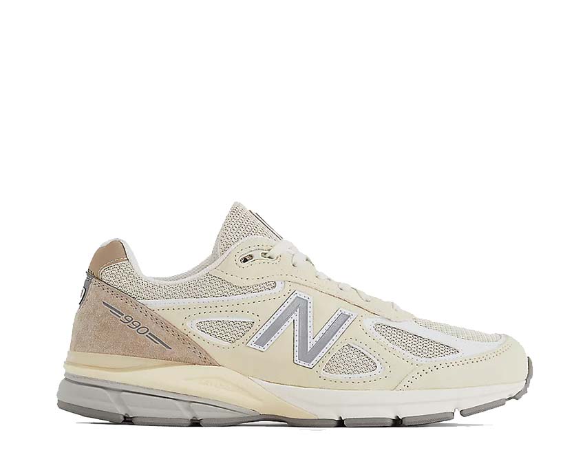 New Balance 990v4 Made in USA Limestone / White U990TE4
