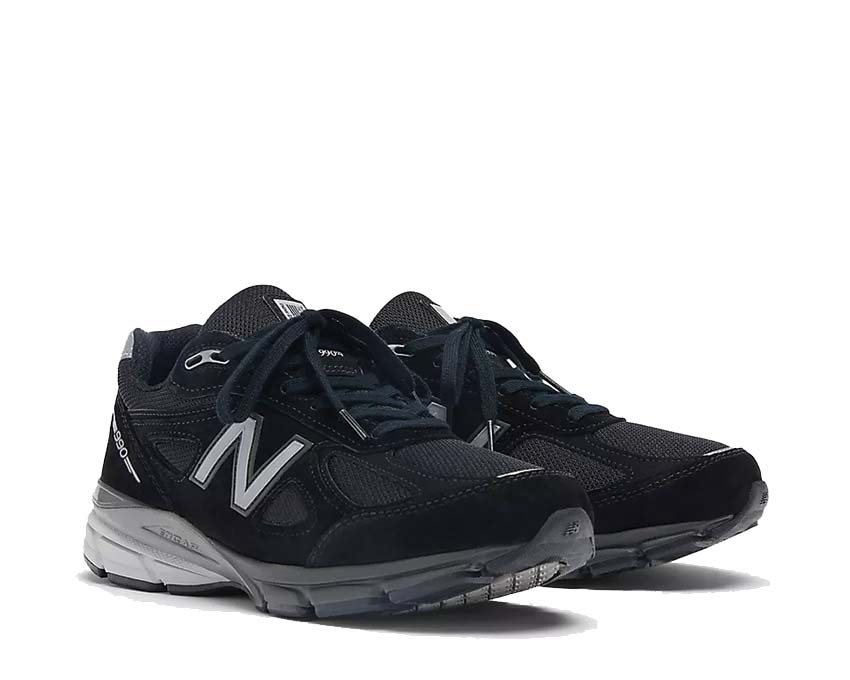 New Balance 990v4 Made in USA Black / Silver U990BL4