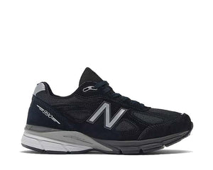 New Balance 990v4 Made in USA Black — men's sneaker mesh and suede