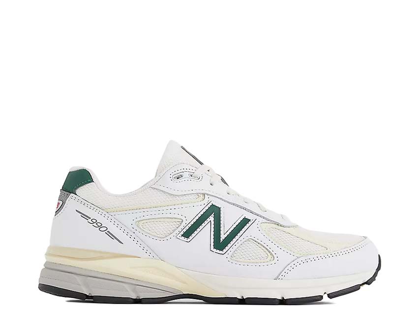 New Balance 990v4 Made in USA Calcium / Forest Green U990TC4