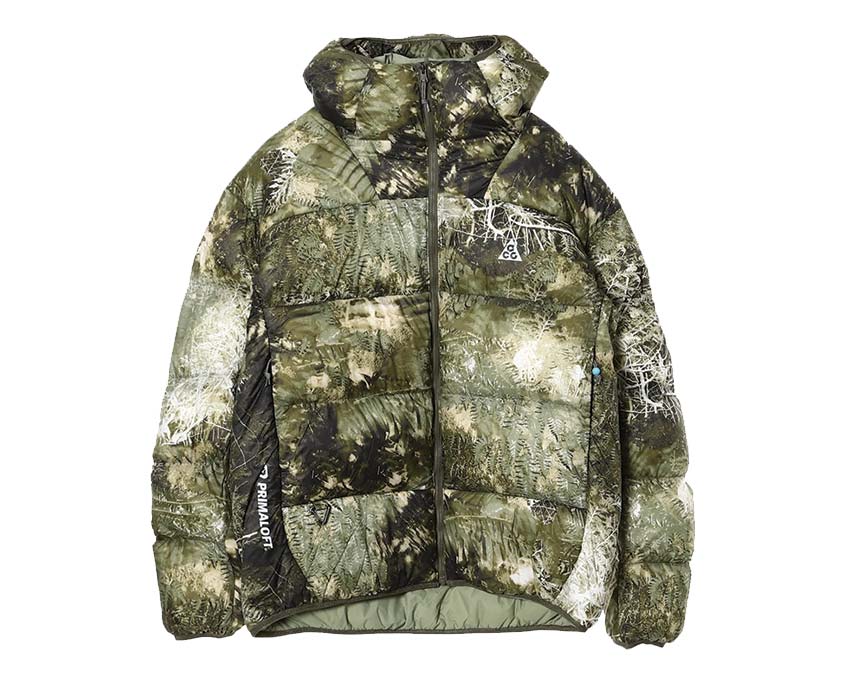 Nike ACG Lunar Lake Jacket Oil Green / Medium Olive - Reflective Silver FB8121-386