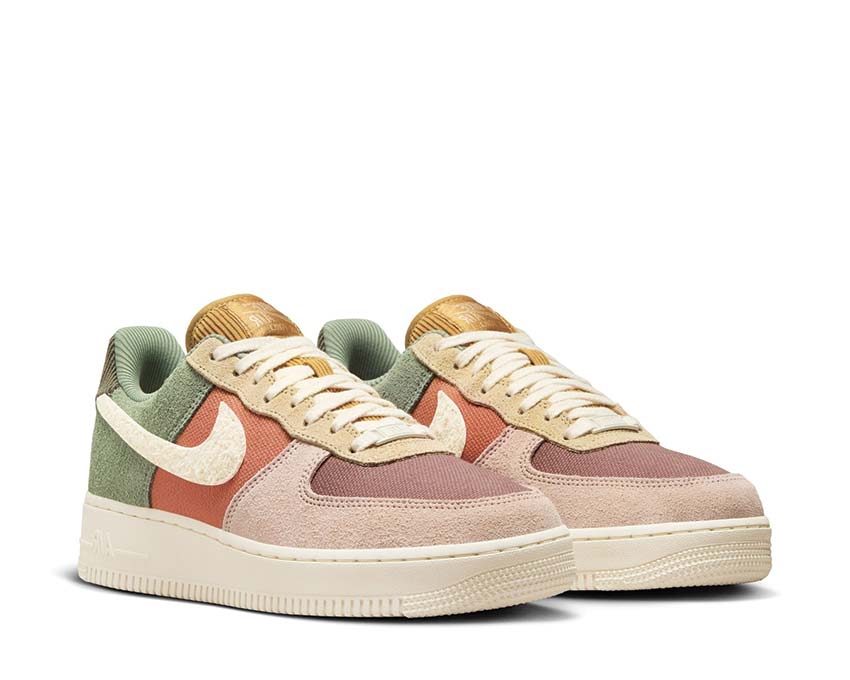 Nike Air Force 1 '07 LX W Oil Green / Pale Ivory - Terra Blush - Sesame FZ3782-386