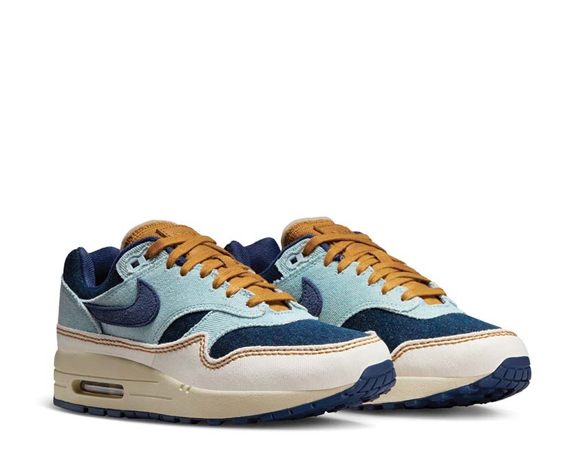 Nike Air Max 1 '87 W Aura / Midnight Navy - Pale Ivory FQ8900-440