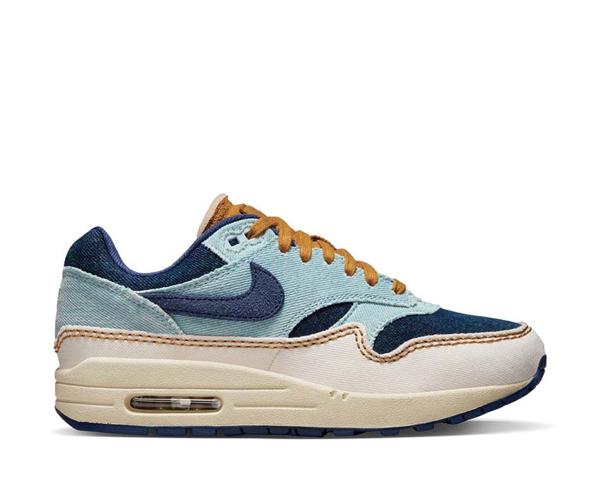 Nike Air Max 1 '87 W Aura / Midnight Navy - Pale Ivory FQ8900-440