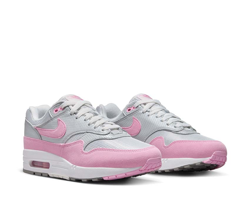 Nike Air Max 1 '87 W Metallic Platinum / Pink Rise - Flat Pewter HF5387-001