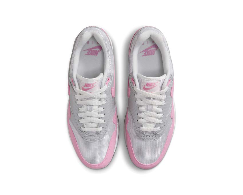 Nike Air Max 1 '87 W Metallic Platinum / Pink Rise - Flat Pewter HF5387-001