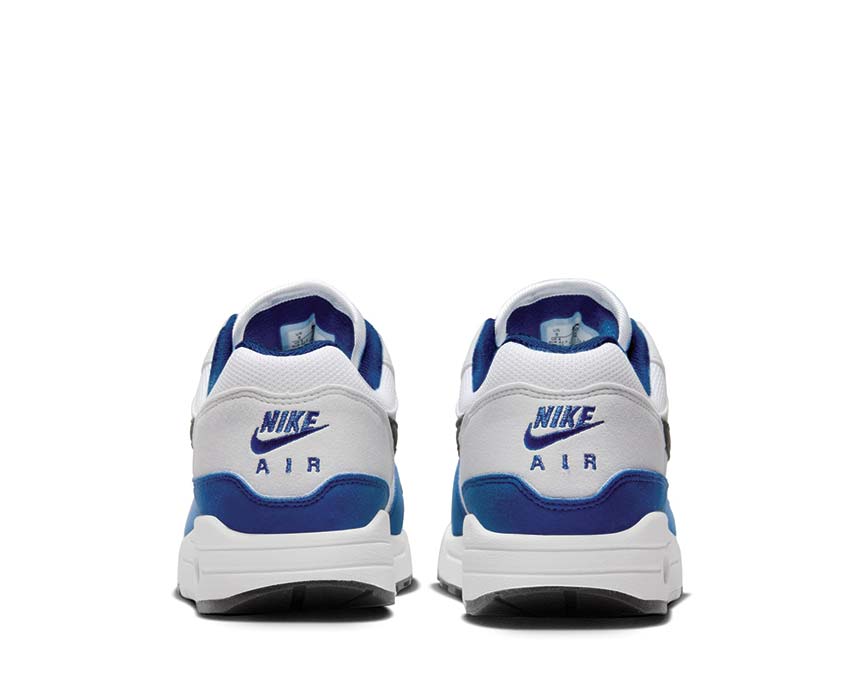 Nike Air Max 1 White / Black - Deep Royal Blue FD9082-100