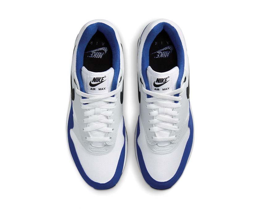 Nike Air Max 1 White / Black - Deep Royal Blue FD9082-100