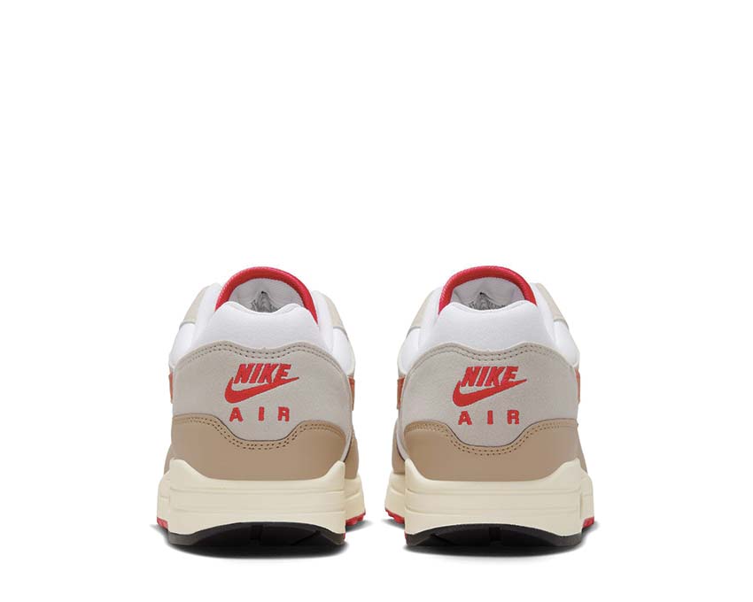 Nike Air Max 1 White / University Red - Cream II - Limestone HF4312-100