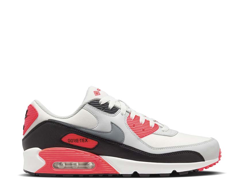 Nike Air Max 90 GTX Summit White / Cool Grey - Bright Crimson FD5810-101