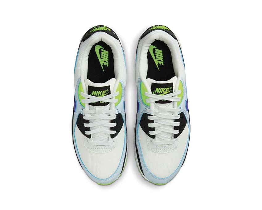 Nike Air Max 90 Summit White / Racer Blue - Volt - Blue Tint DH8010-102