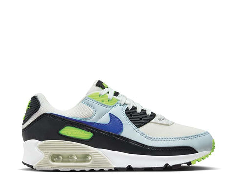 Nike Air Max 90 Summit White / Racer Blue - Volt - Blue Tint DH8010-102