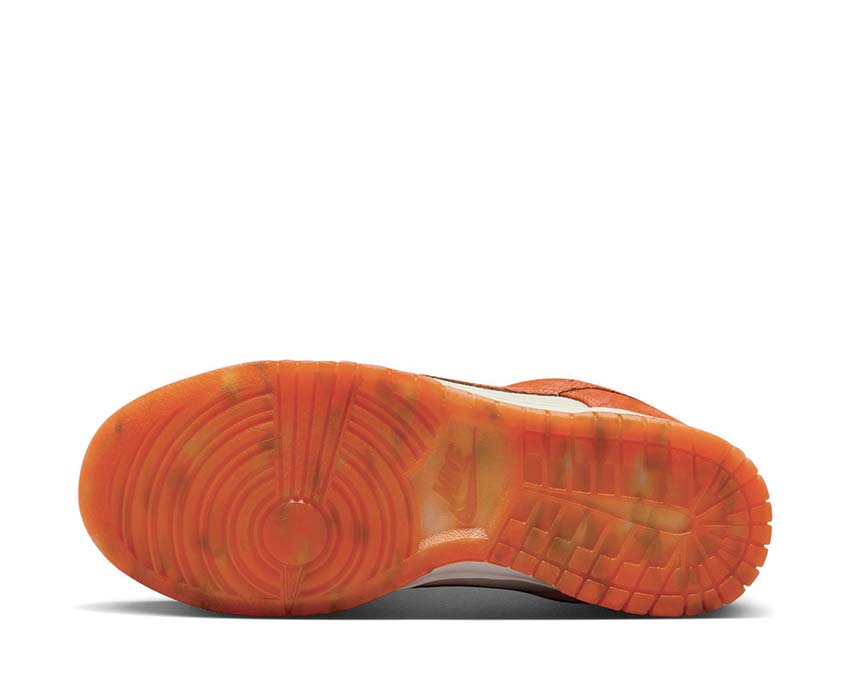 Nike Dunk Low Wmns Light Bone / Safety Orange - Laser Orange BRN FN7773-001