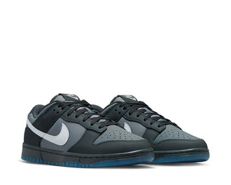 Nike Dunk Low Anthracite vue latérale — cuir sombre Cool Grey