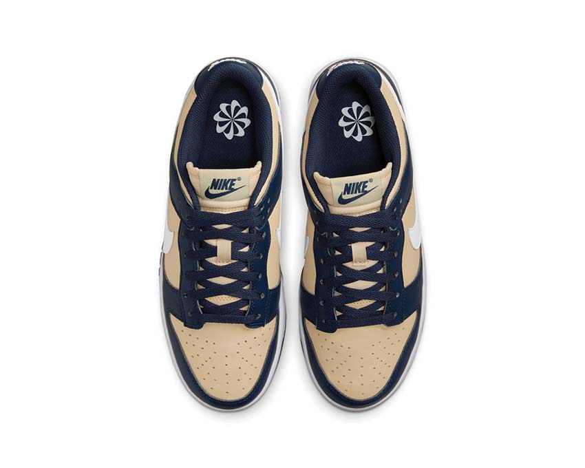 Nike Dunk Low Midnight Navy / White - Team Gold DD1873-401