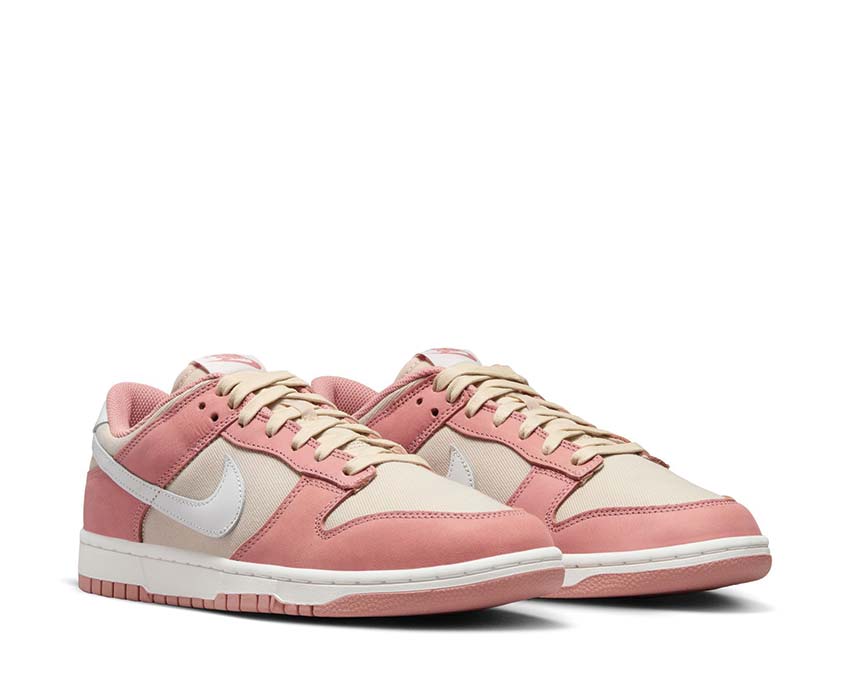 Nike Dunk Low Retro Premium Red Stardust / Summit White - Sanddrift FB8895-601