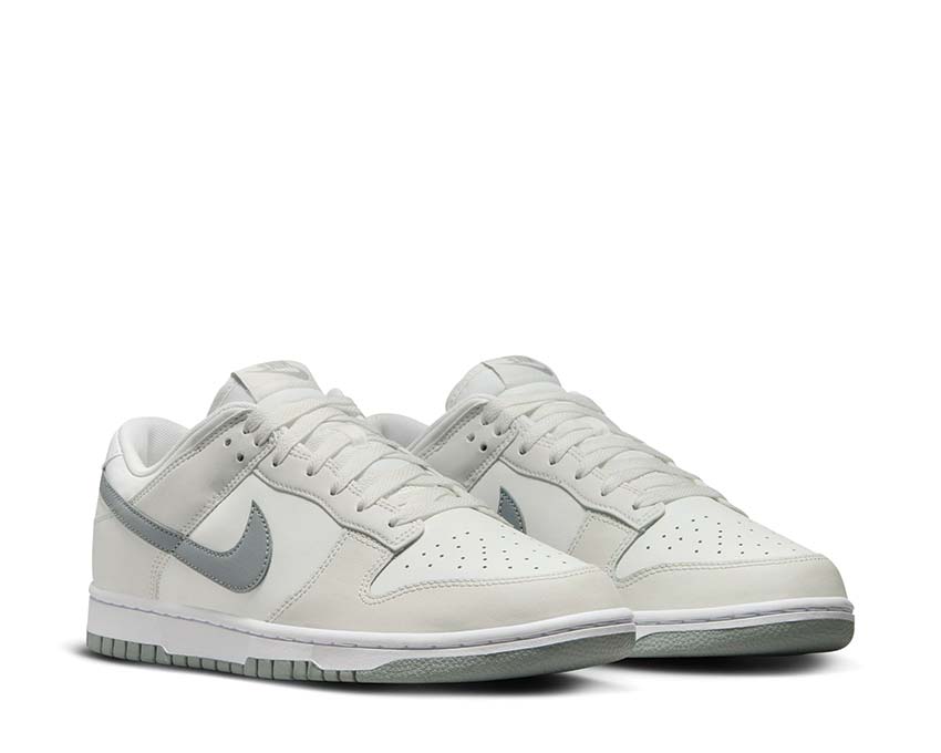 Nike Dunk Low Retro Summit White / LT Smoke Grey - Platinum Tint DV0831-106