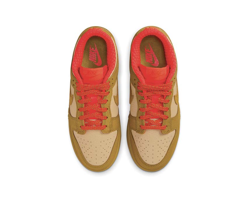 Nike Dunk Low W Sesame / Bronzine - Picante Red FQ8897-252