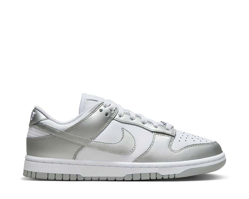 Nike Dunk Low W White / Metallic Silver - Blue Joy FV1311-100