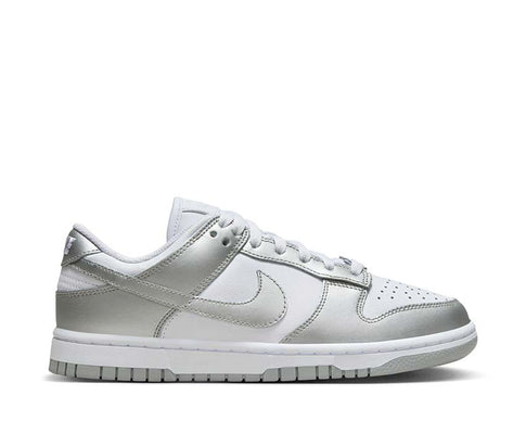 Nike Dunk Low W White / Metallic Silver - Blue Joy FV1311-100