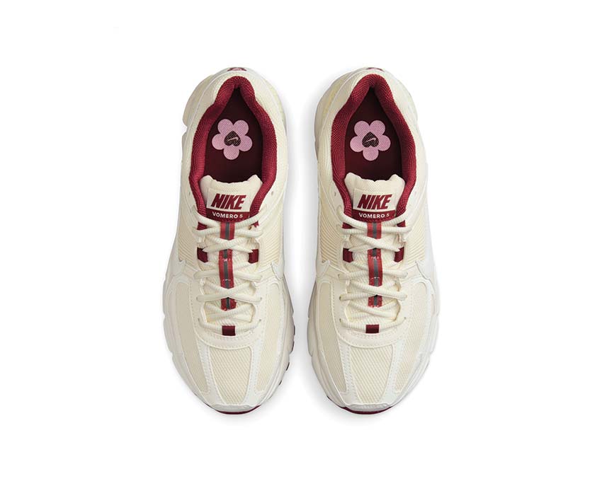 Nike Zoom Vomero 5 Sail / Sail - Pale Ivory - Team Red HF0737-111