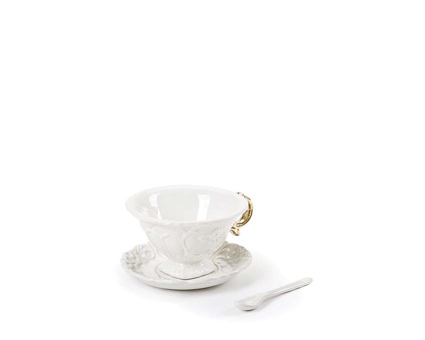 Seletti Selab I-Wares Gold I-Tea Mugs