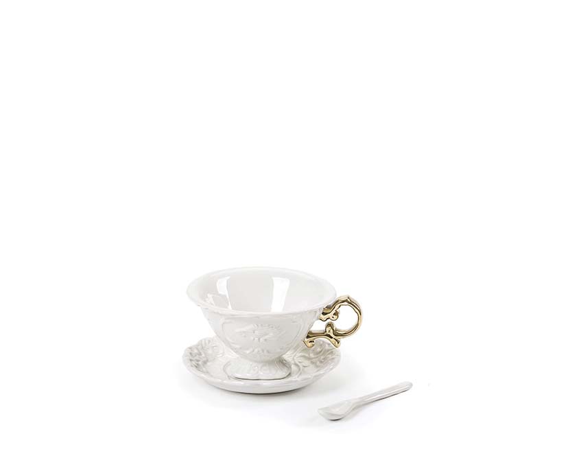 Seletti Selab I-Wares Gold I-Tea Mugs