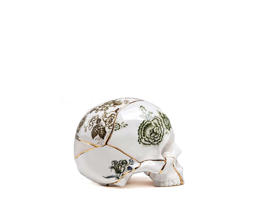Seletti Marcantonio Skull Kintsugi