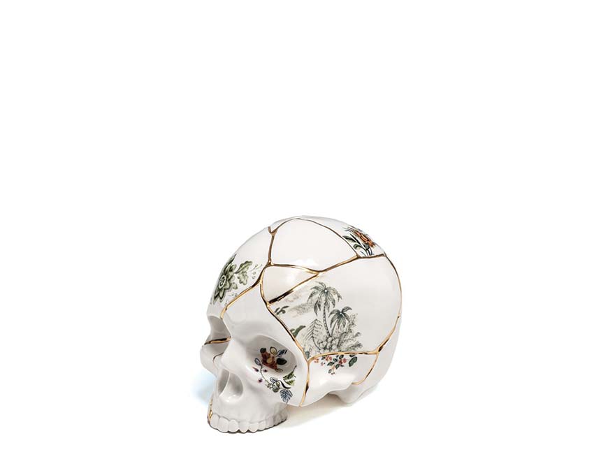 Seletti Marcantonio Skull Kintsugi