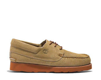 Timberland 3 Eye Wedge VIBRAM Lace Up Beige — bota hombre cuero suela VIBRAM