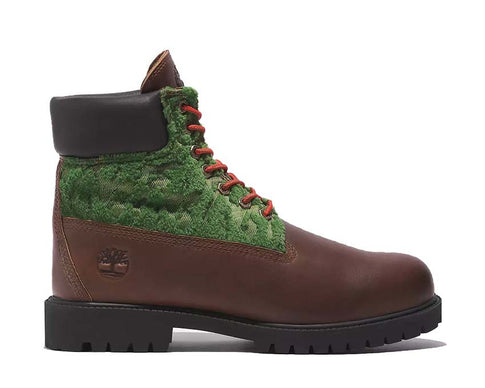 Timberland Heritage Black Pioneers 6 Inch Lace Waterproof Medium Brown FULL GR TB-0A2NU3EM4