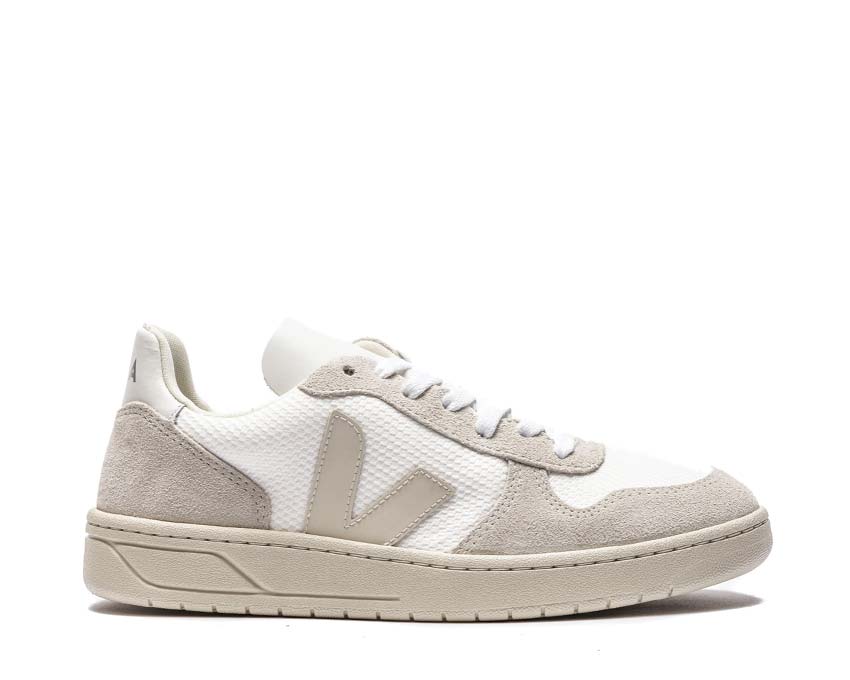 Veja V-10 B-Mesh White / Natural Pierre VX0102499B