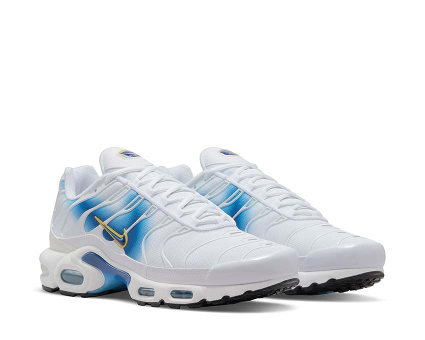 Nike Air Max Plus White / Blue Jay - Tour Yellow - Baltic Blue DX8962-100