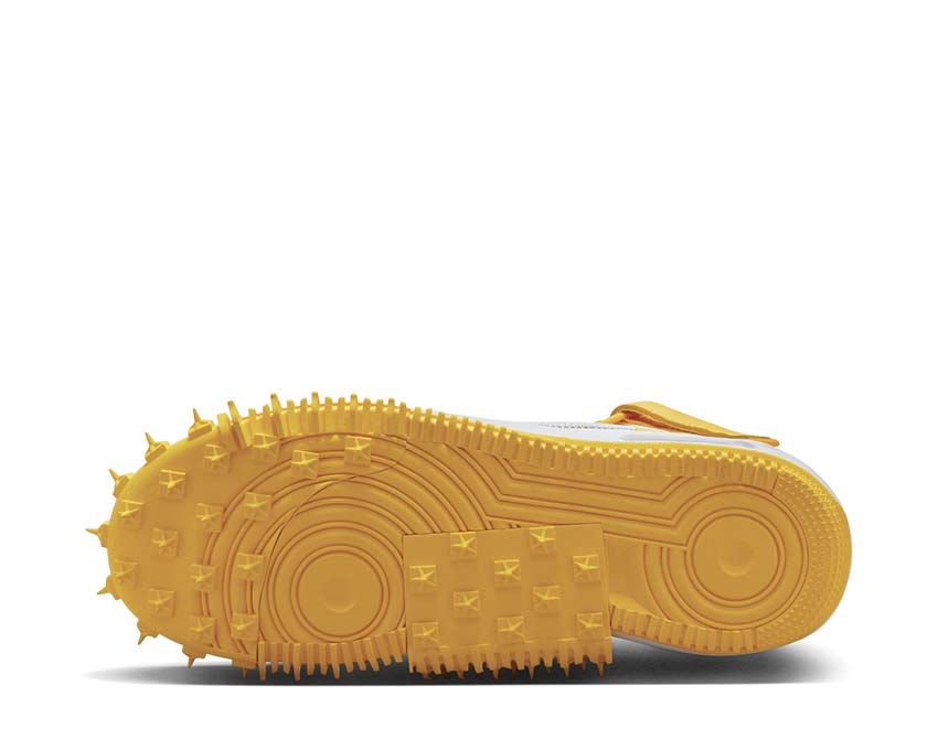 Nike Off-White Air Force 1 Mid White / White - Varsity Maize DR0500-101