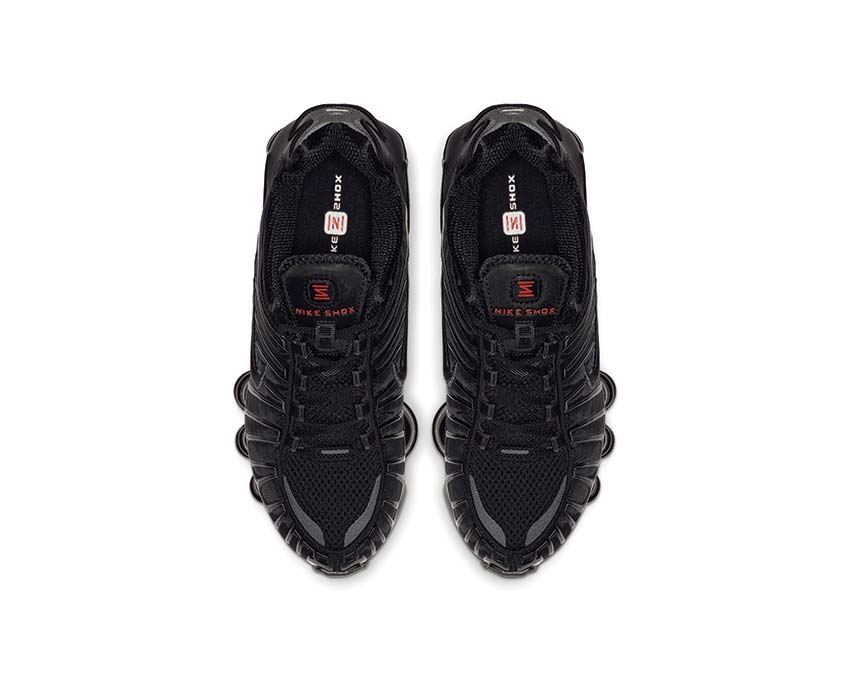 Nike Shox TL Black / Black - Metallic Hematite - Max Orange AR3566-002