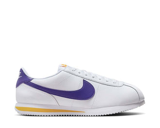 Nike Cortez Lakers – Colorazione Bianco/Viola Varsity/Giallo Mais Uomo | NOIRFONCE
