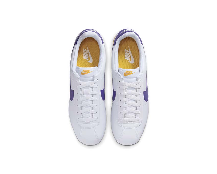 Nike Cortez White / Varsity Purple - Varsity Maize DM4044-106