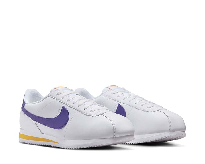 Nike Cortez White / Varsity Purple - Varsity Maize DM4044-106