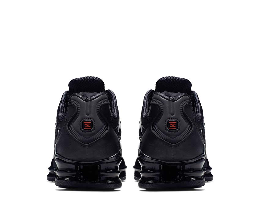 Nike Shox TL Black / Black - Metallic Hematite - Max Orange AR3566-002