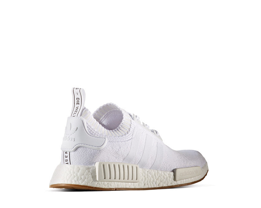 Adidas NMD R1 Primeknit Gum Pack White